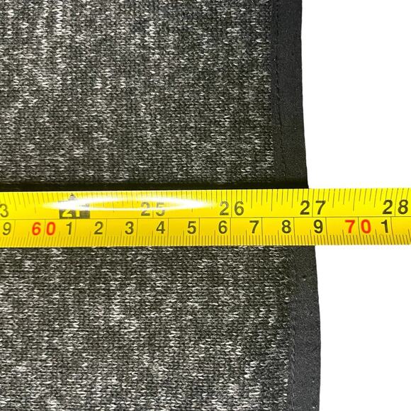 Free Country Men’s Black Heather Sweater Vest with Zip Pockets Full Zip Size L - Picture 4 of 6